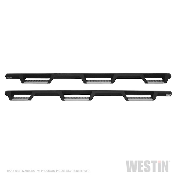 Westin Automotive 17-C F250/350 CREW CAB(6.75 FT BED)TEXTURED BLACK HDX SS DROP W2W NERF BARS 56-5340252 - main
